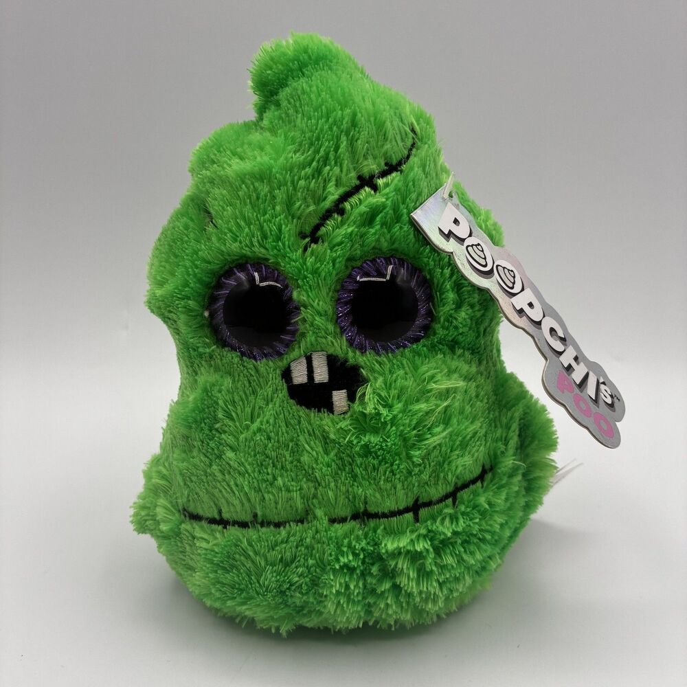 Poopchis Poo Green Plush Toy Stuffed Animal Grin Studios ITM0002247 NEW